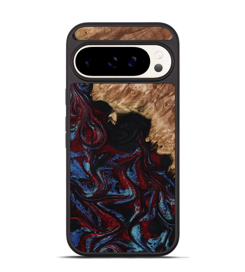 Pixel 9 Wood Phone Case - Ainara (Red, 809416)