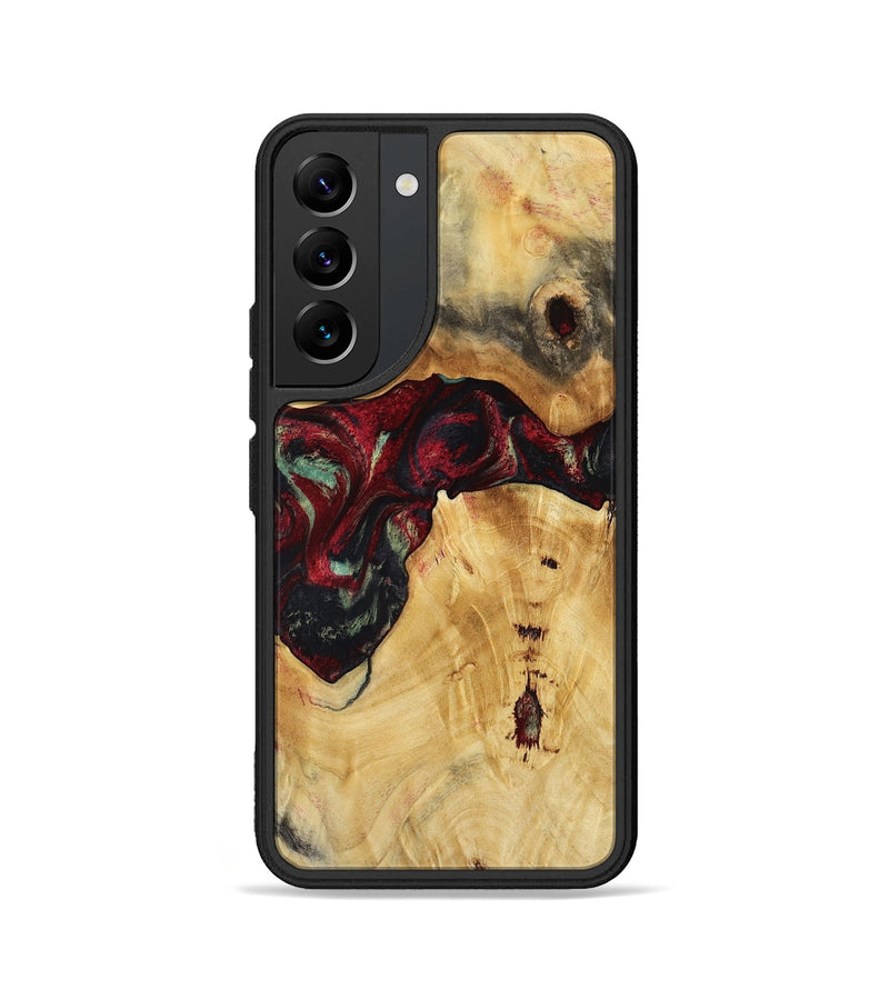 Galaxy S22 Wood Phone Case - Bert (Red, 809417)