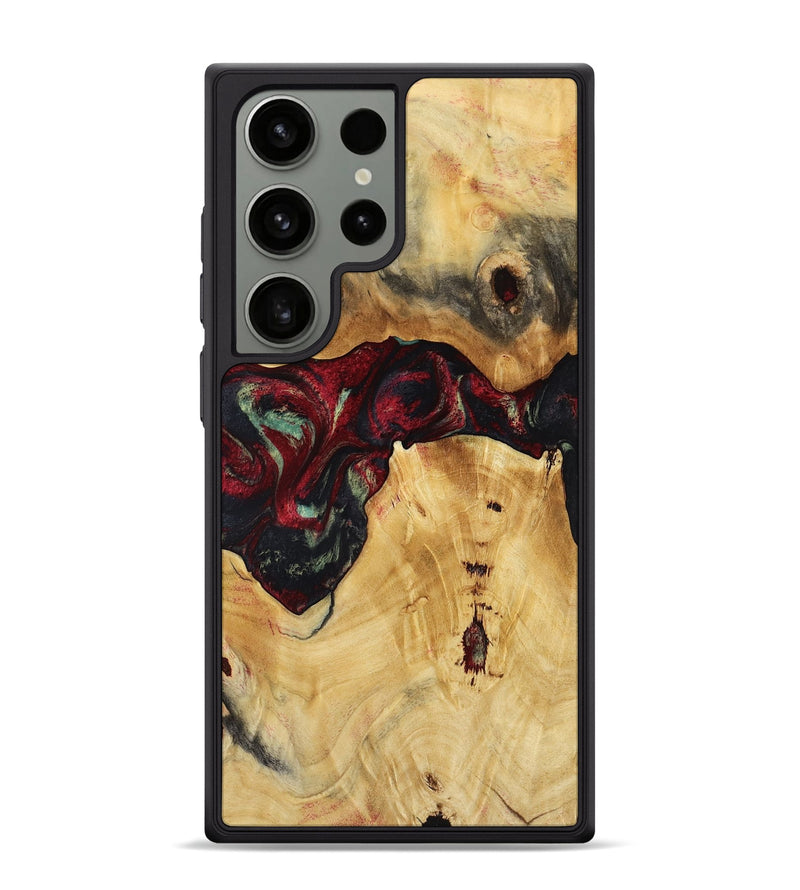 Galaxy S24 Ultra Wood Phone Case - Bert (Red, 809417)