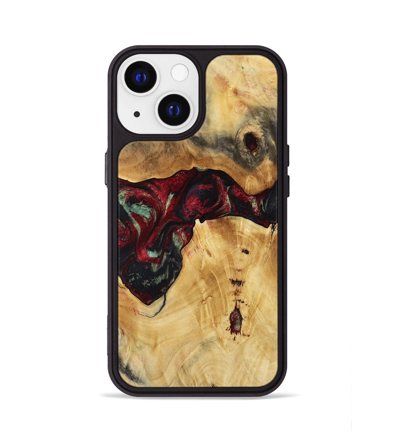 iPhone 13 Wood Phone Case - Bert (Red, 809417)
