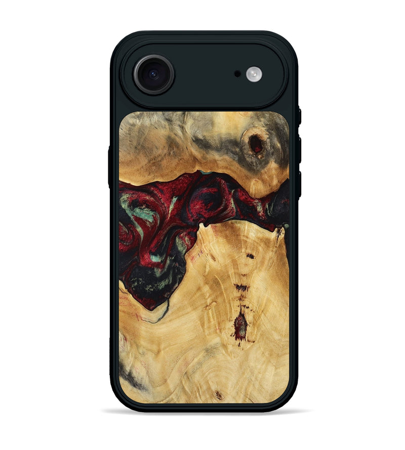 iPhone 17 Air Wood Phone Case - Bert (Red, 809417)
