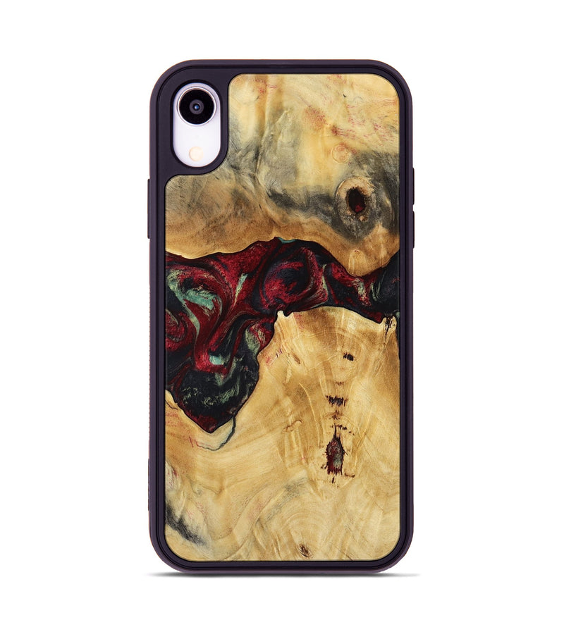 iPhone Xr Wood Phone Case - Bert (Red, 809417)