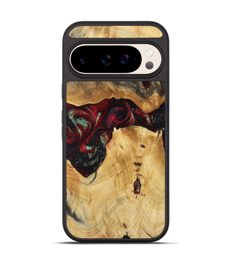 Pixel 10 Wood Phone Case - Bert (Red, 809417)