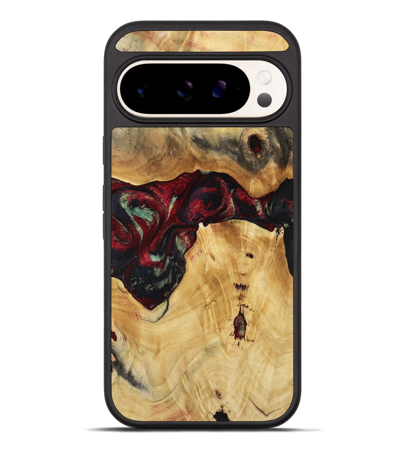 Pixel 10 Pro XL Wood Phone Case - Bert (Red, 809417)