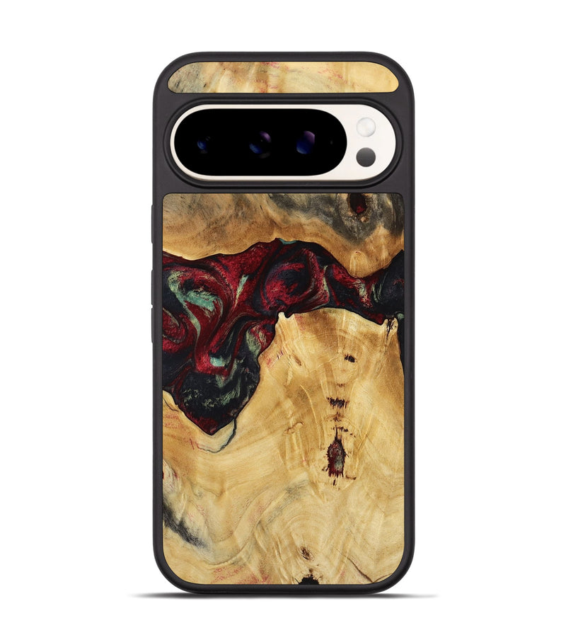 Pixel 9 Pro Wood Phone Case - Bert (Red, 809417)