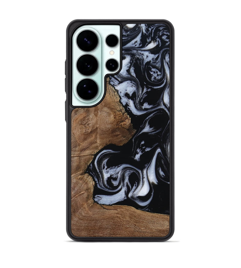 Galaxy S26 Ultra Wood Phone Case - Emilee (Black & White, 809418)