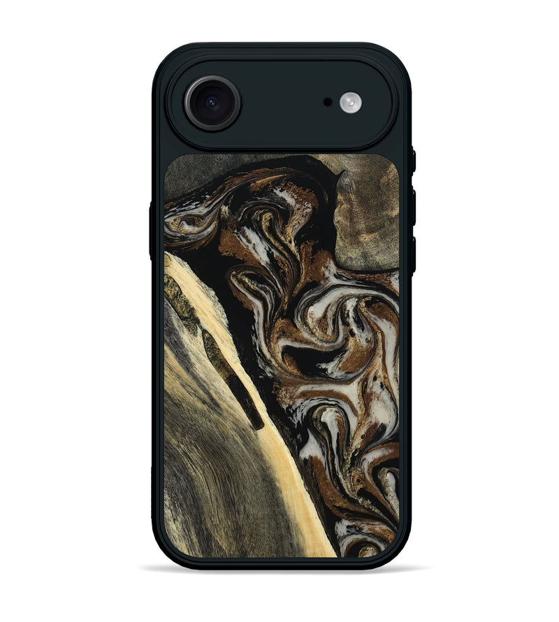 iPhone 17 Air Wood Phone Case - Gena (Black & White, 809419)