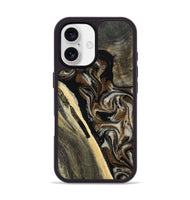 iPhone 17 Wood Phone Case - Gena (Black & White, 809419)