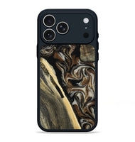 iPhone 17 Pro Max Wood Phone Case - Gena (Black & White, 809419)