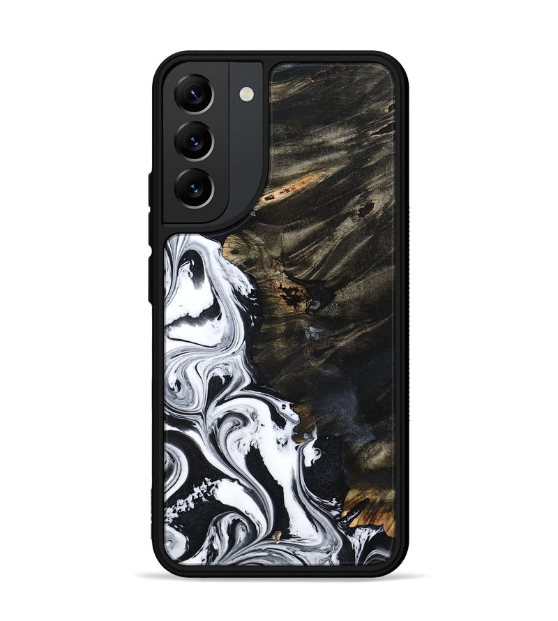 Galaxy S22 Plus Wood Phone Case - Jericho (Black & White, 809421)