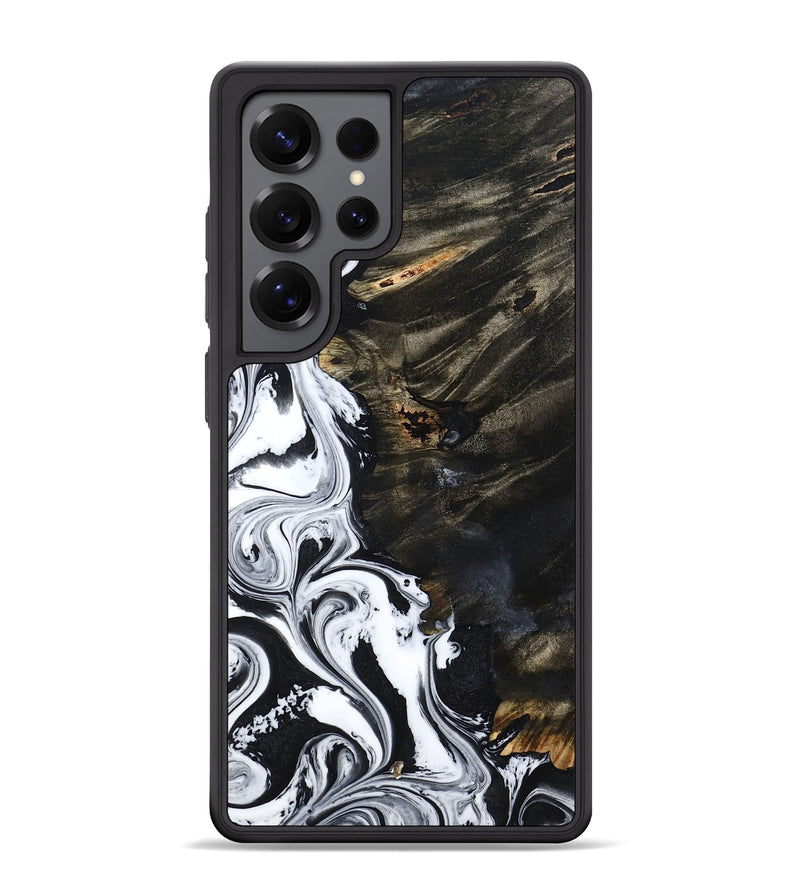 Galaxy S25 Ultra Wood Phone Case - Jericho (Black & White, 809421)