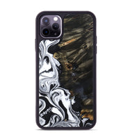 iPhone 11 Pro Max Wood Phone Case - Jericho (Black & White, 809421)