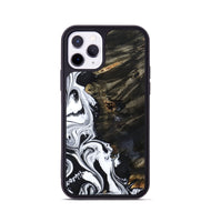 iPhone 11 Pro Wood Phone Case - Jericho (Black & White, 809421)