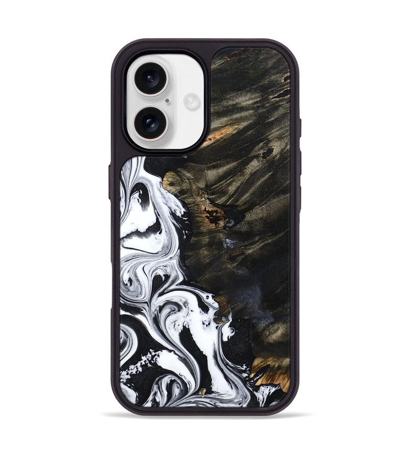 iPhone 17 Wood Phone Case - Jericho (Black & White, 809421)