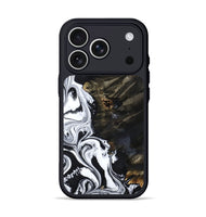 iPhone 17 Pro Wood Phone Case - Jericho (Black & White, 809421)