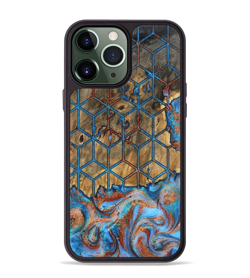 iPhone 13 Pro Max Wood Phone Case - Abigale (Pattern, 809422)