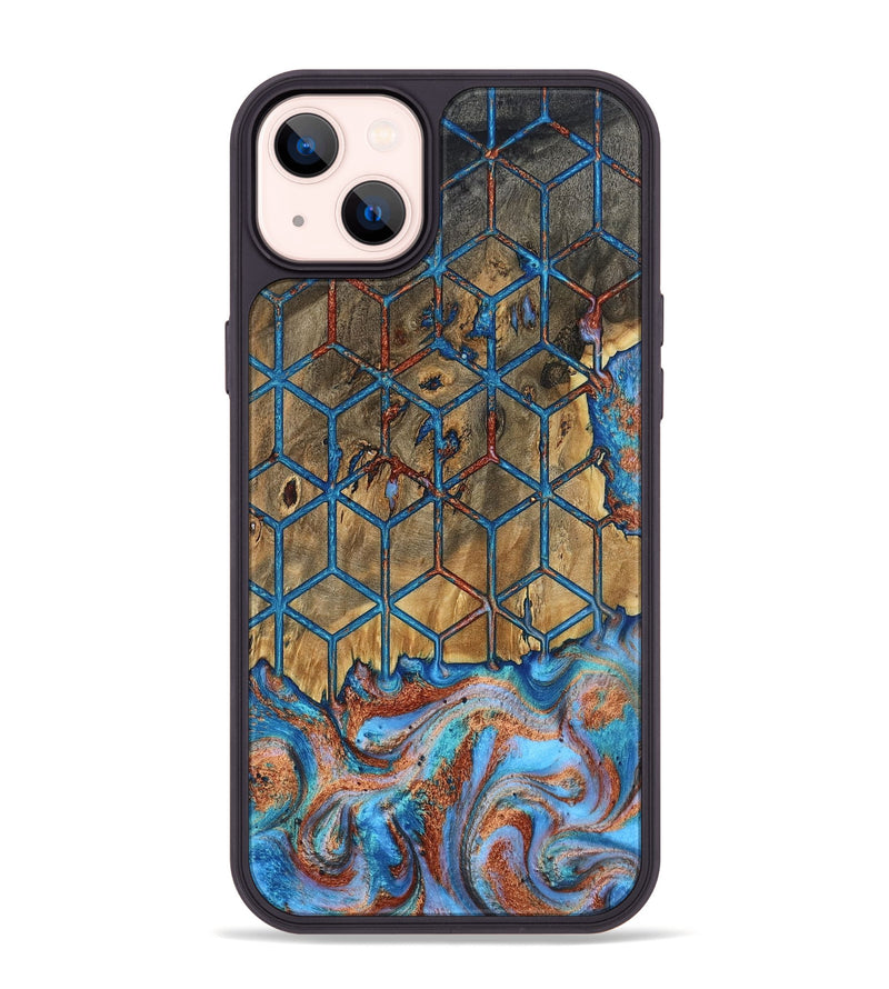 iPhone 14 Plus Wood Phone Case - Abigale (Pattern, 809422)