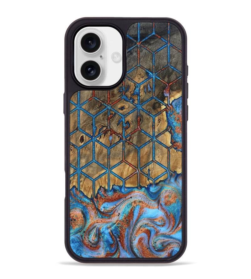 iPhone 16 Plus Wood Phone Case - Abigale (Pattern, 809422)