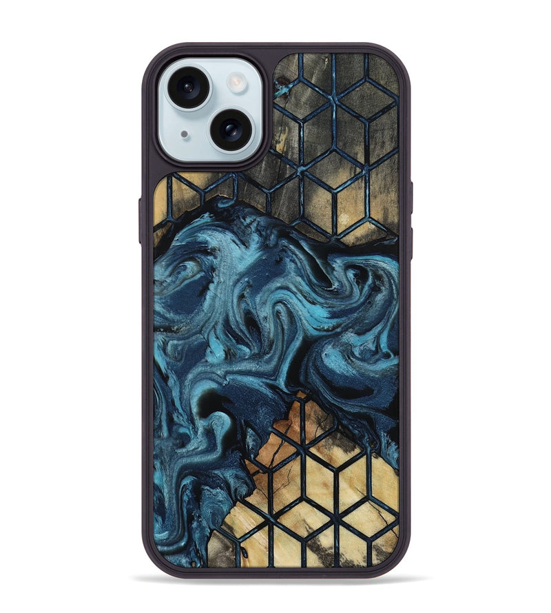 iPhone 15 Plus Wood Phone Case - Darion (Pattern, 809423)