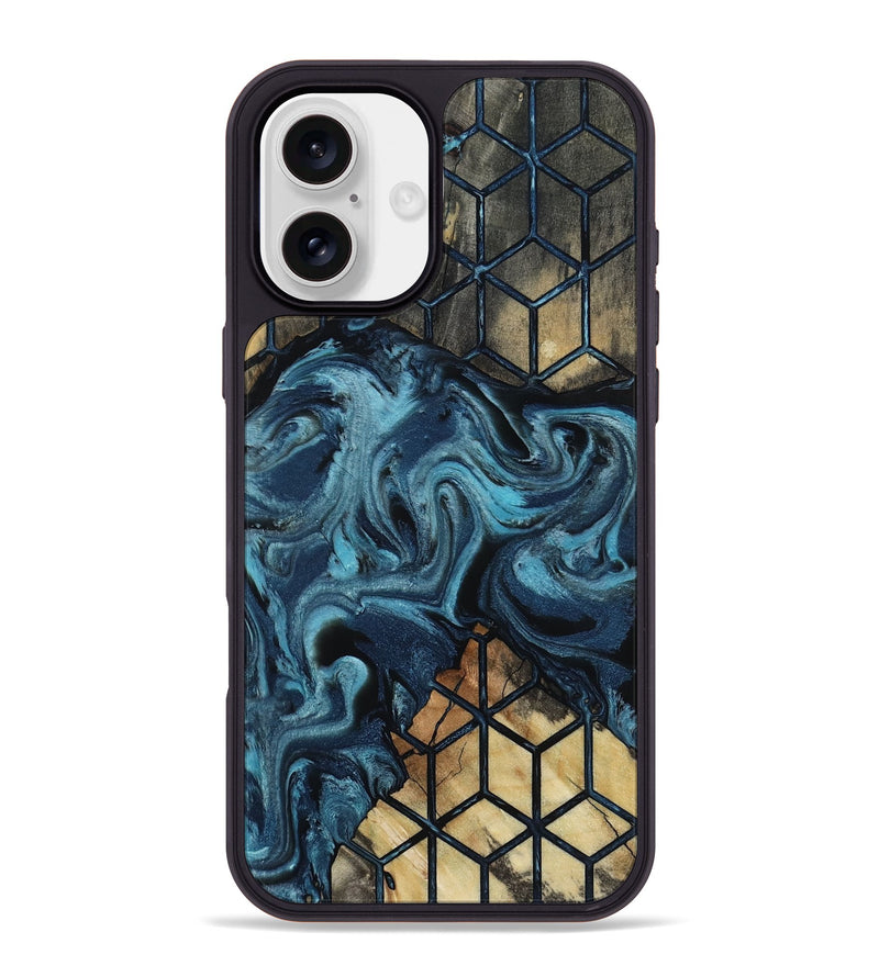 iPhone 16 Plus Wood Phone Case - Darion (Pattern, 809423)