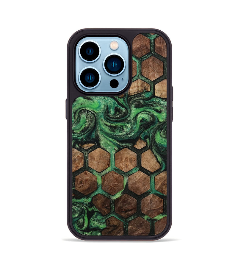 iPhone 14 Pro Wood Phone Case - Archie (Pattern, 809424)