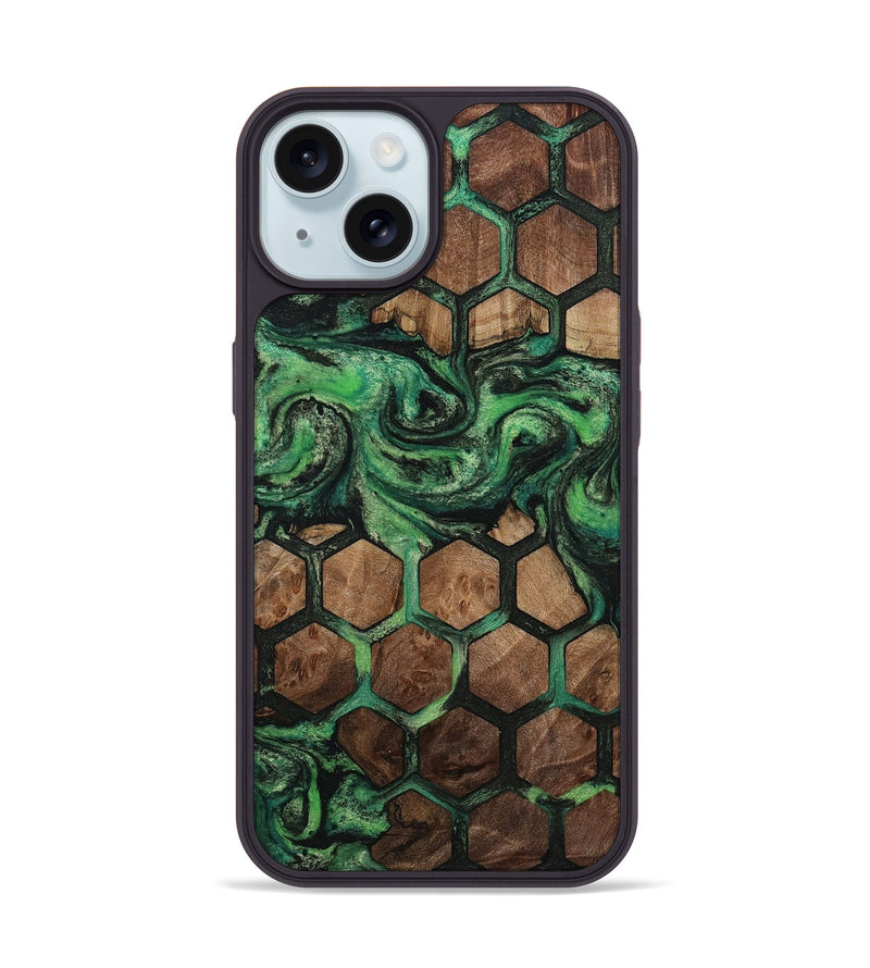 iPhone 15 Wood Phone Case - Archie (Pattern, 809424)