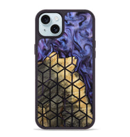 iPhone 15 Plus Wood Phone Case - Spencer (Pattern, 809426)