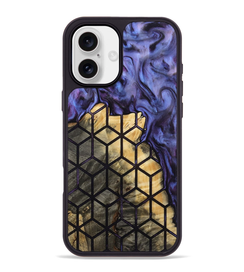 iPhone 16 Plus Wood Phone Case - Spencer (Pattern, 809426)
