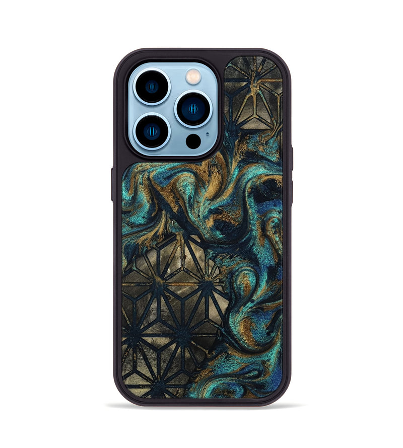 iPhone 14 Pro Wood Phone Case - Darian (Pattern, 809428)