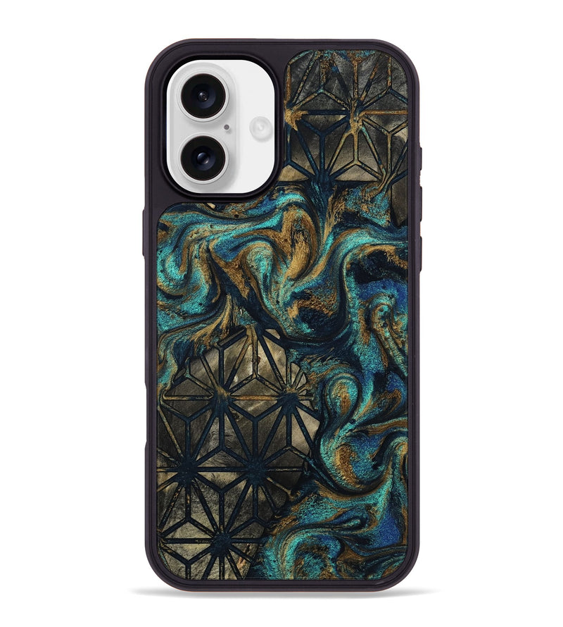 iPhone 16 Plus Wood Phone Case - Darian (Pattern, 809428)