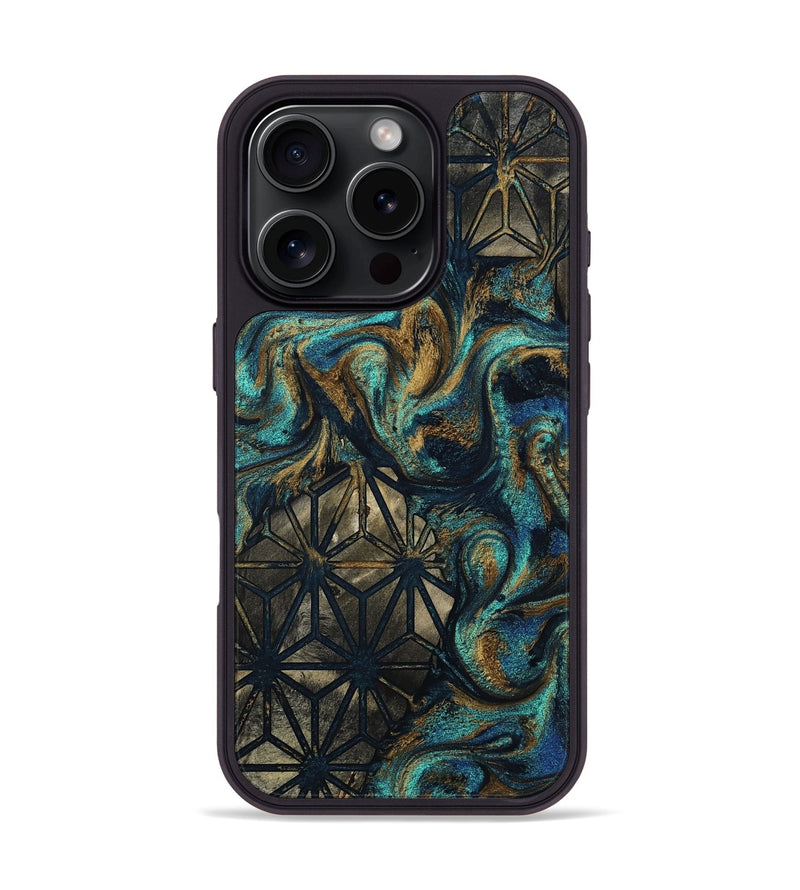 iPhone 16 Pro Wood Phone Case - Darian (Pattern, 809428)