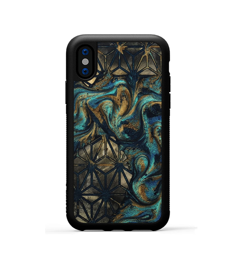 iPhone Xs Wood Phone Case - Darian (Pattern, 809428)
