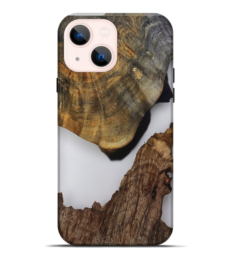 iPhone 14 Plus Wood Live Edge Phone Case - Shelli (Clear, 809436)