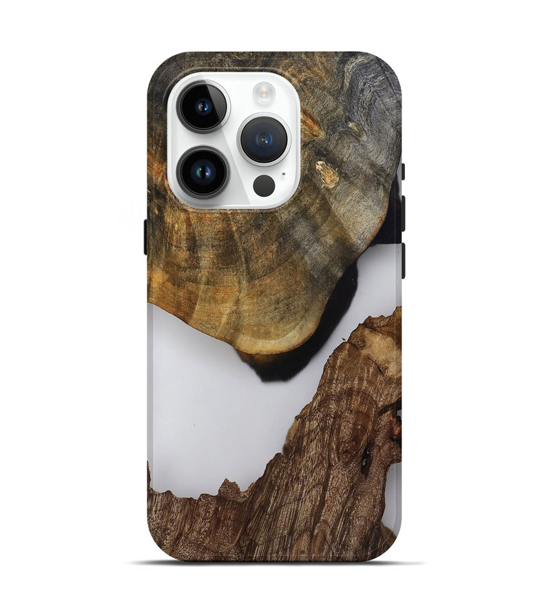 iPhone 15 Pro Wood Live Edge Phone Case - Shelli (Clear, 809436)
