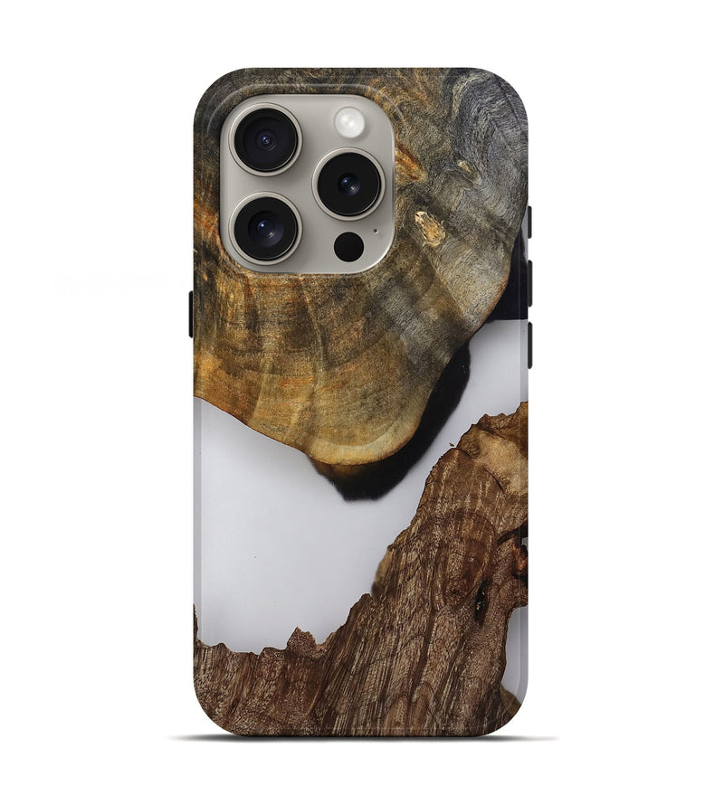 iPhone 16 Pro Wood Live Edge Phone Case - Shelli (Clear, 809436)