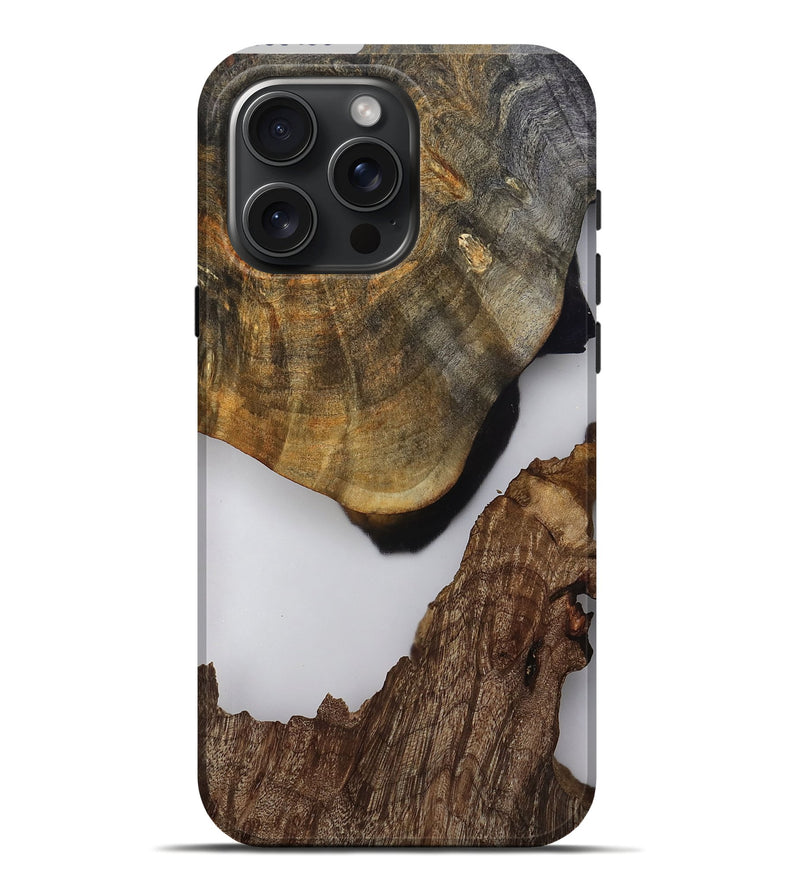 iPhone 16 Pro Max Wood Live Edge Phone Case - Shelli (Clear, 809436)