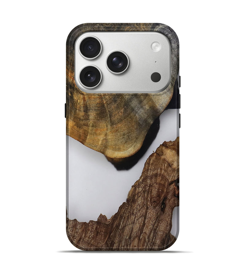 iPhone 17 Pro Wood Live Edge Phone Case - Shelli (Clear, 809436)