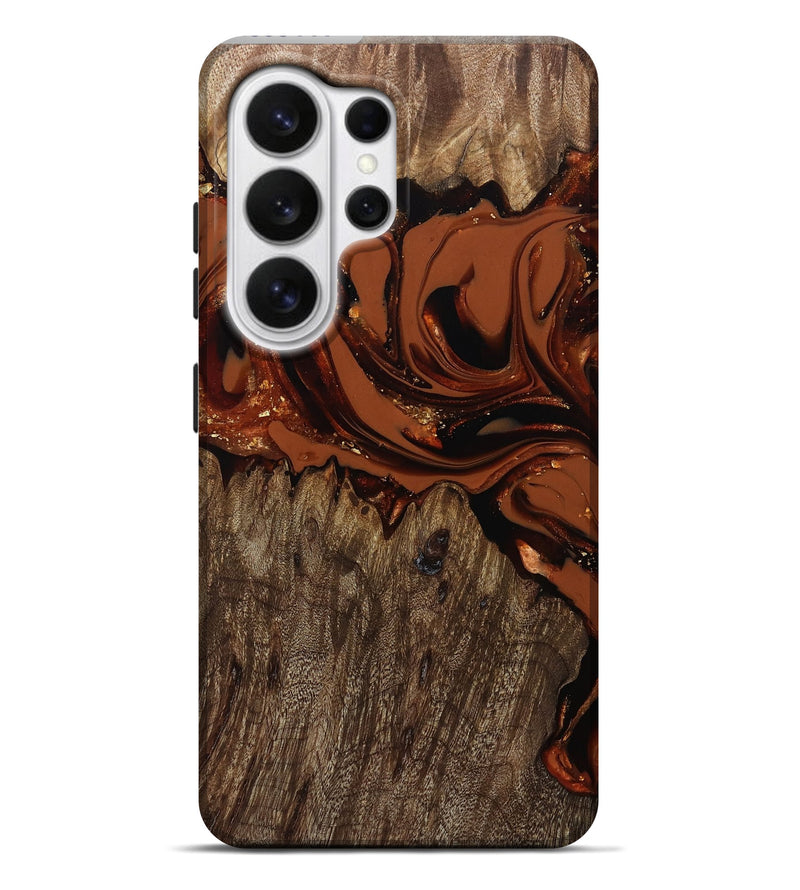 Galaxy S26 Ultra Wood Live Edge Phone Case - Jaycee (Red, 809441)