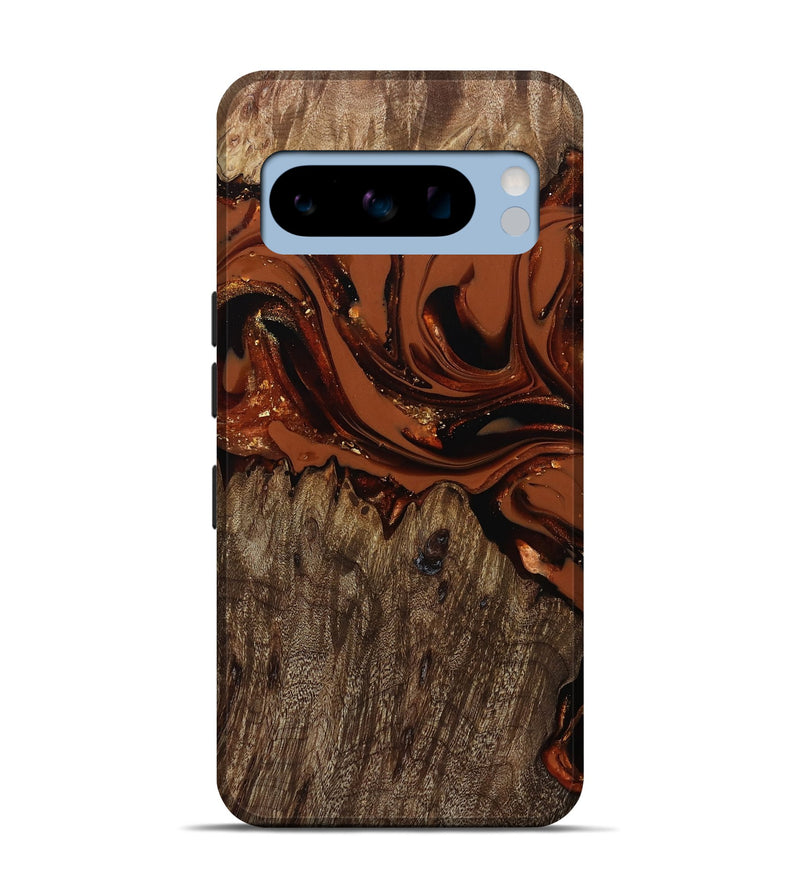Pixel 8 Pro Wood Live Edge Phone Case - Jaycee (Red, 809441)