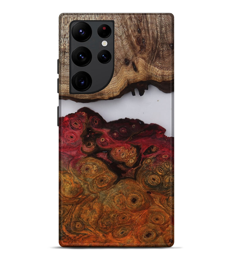 Galaxy S22 Ultra Wood Live Edge Phone Case - Kyra (Clear, 809444)