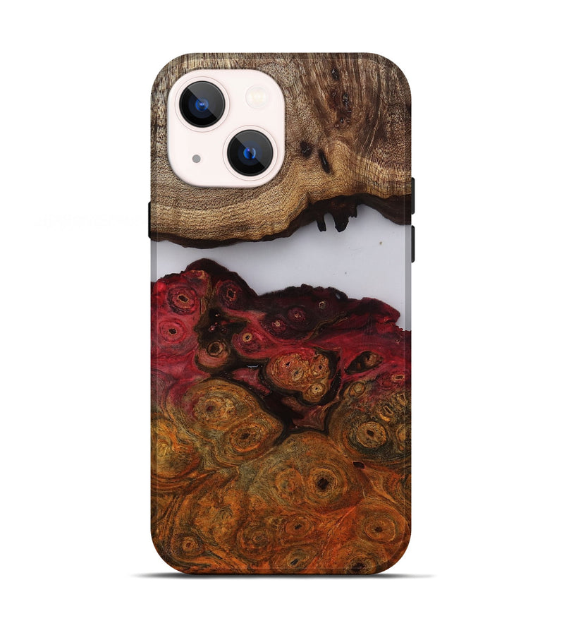 iPhone 13 Wood Live Edge Phone Case - Kyra (Clear, 809444)