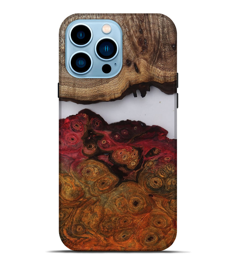iPhone 14 Pro Max Wood Live Edge Phone Case - Kyra (Clear, 809444)