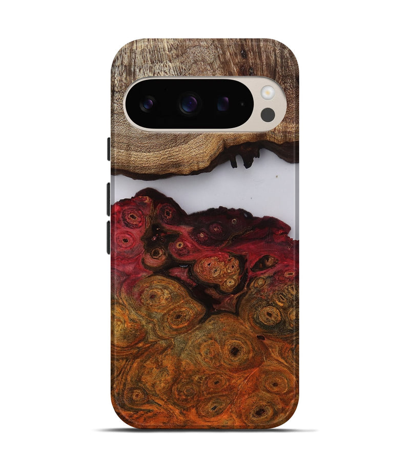 Pixel 9 Pro Wood Live Edge Phone Case - Kyra (Clear, 809444)