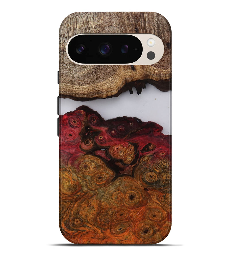 Pixel 9 Pro XL Wood Live Edge Phone Case - Kyra (Clear, 809444)