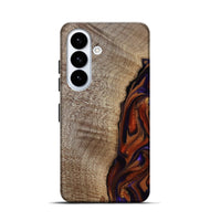 Galaxy S26 Wood Live Edge Phone Case - Uriel (Red, 809445)