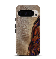 Pixel 9 Wood Live Edge Phone Case - Uriel (Red, 809445)