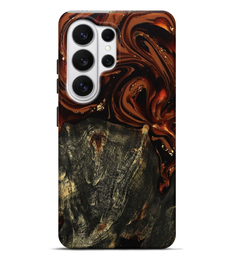 Galaxy S26 Ultra Wood Live Edge Phone Case - Janis (Red, 809447)