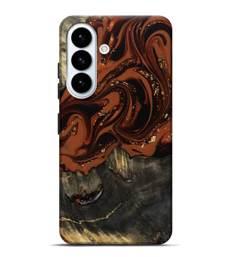 Galaxy S26 Plus Wood Live Edge Phone Case - Lupe (Red, 809459)