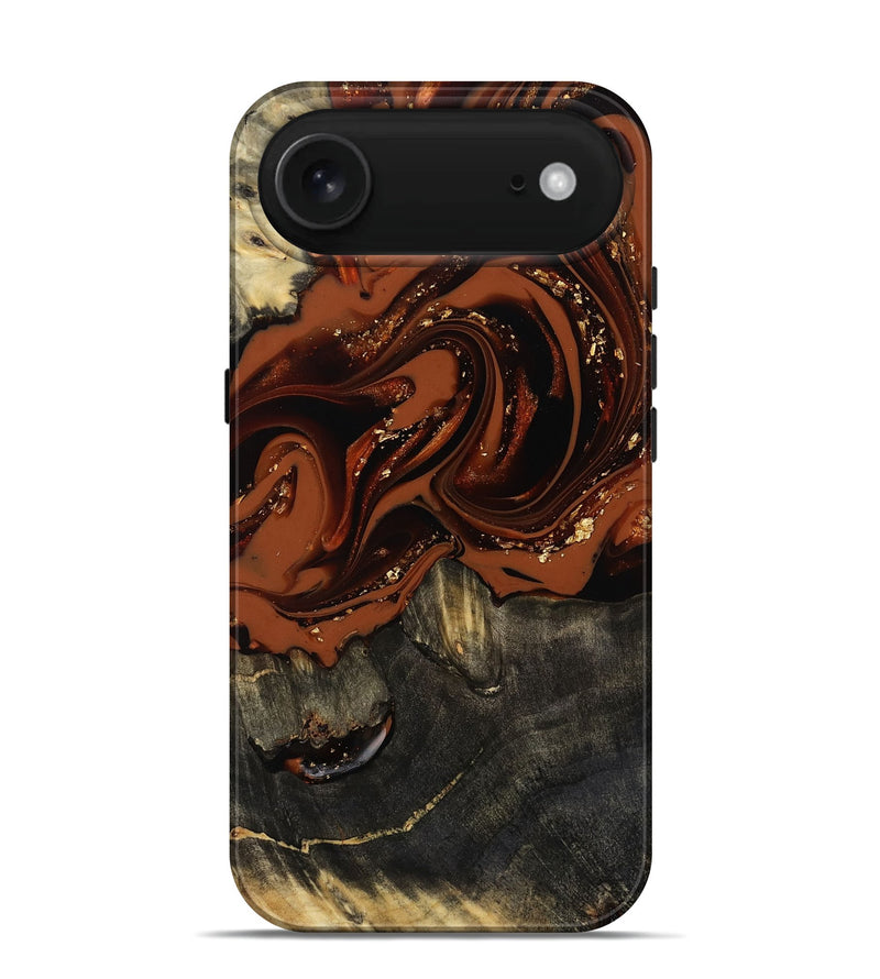 iPhone 17 Air Wood Live Edge Phone Case - Lupe (Red, 809459)