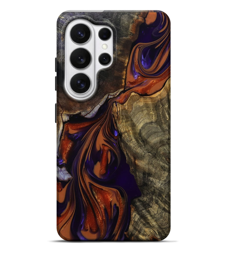 Galaxy S26 Ultra Wood Live Edge Phone Case - Abbie (Red, 809460)